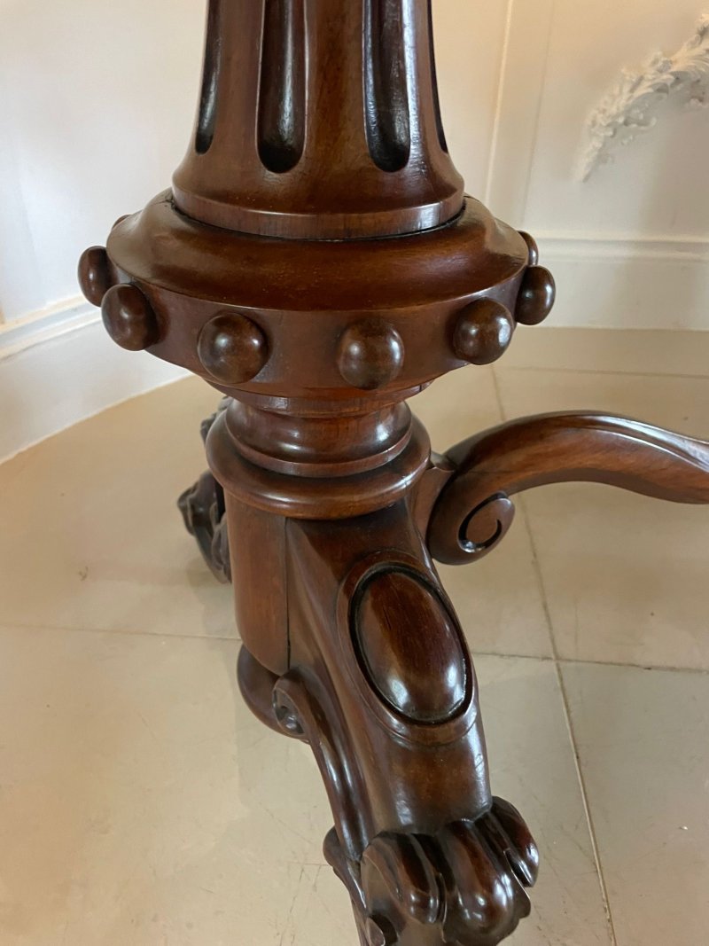 Outstanding Quality Large Antique Victorian Rosewood Centre/Dining Table - Image 11